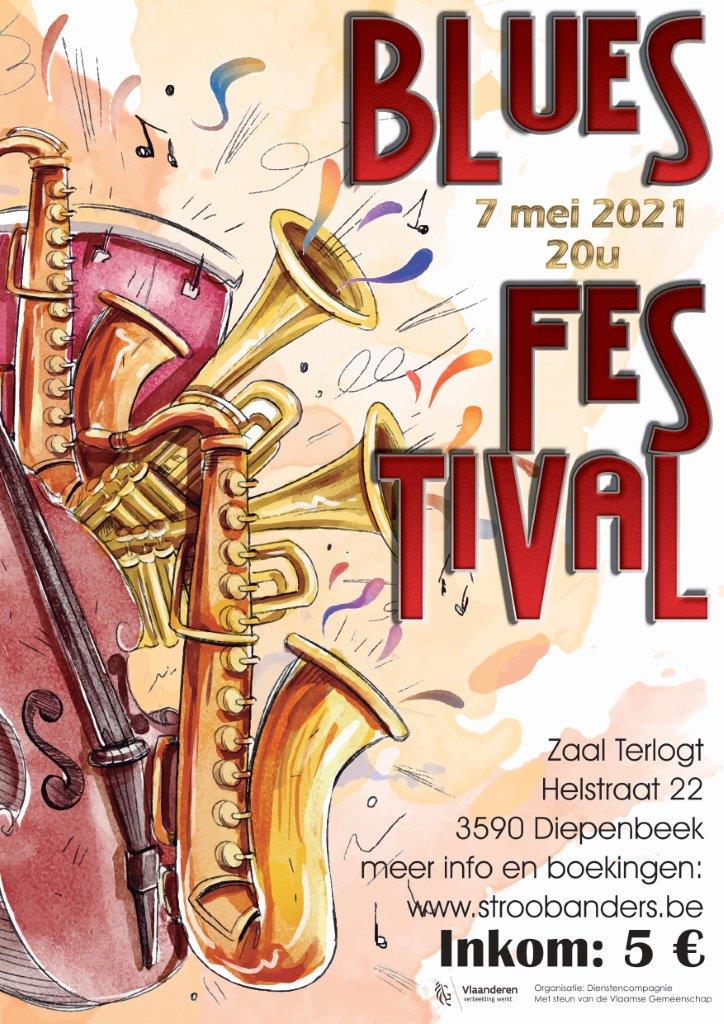 Blues Festival - 7 mei 2021 om 20u - Zaal Terlogt, Diepenbeek, inkom 5 EUR